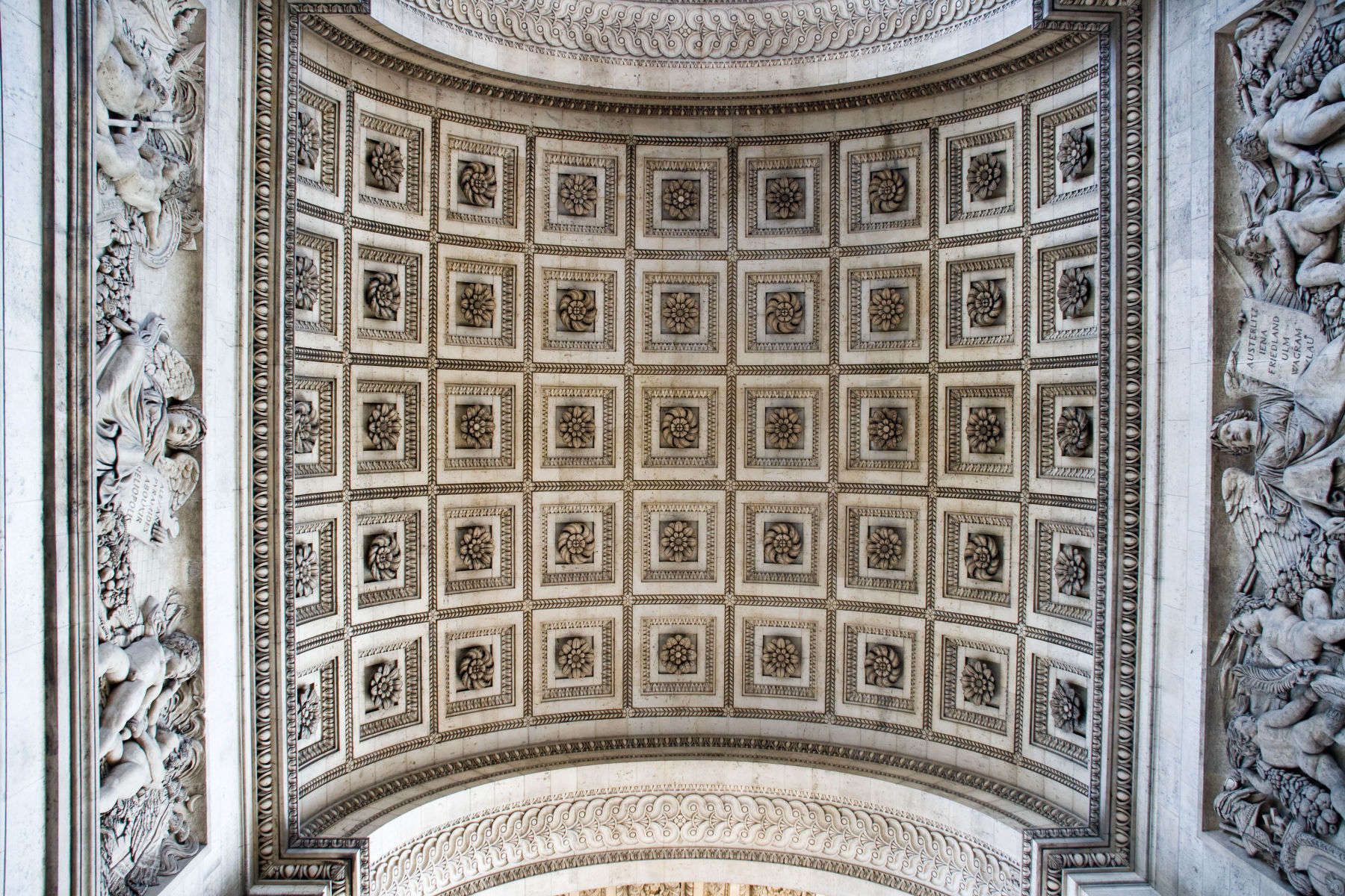 The Arc de Triomphe is one of the most famous monuments in Paris. Arc de Triomphe