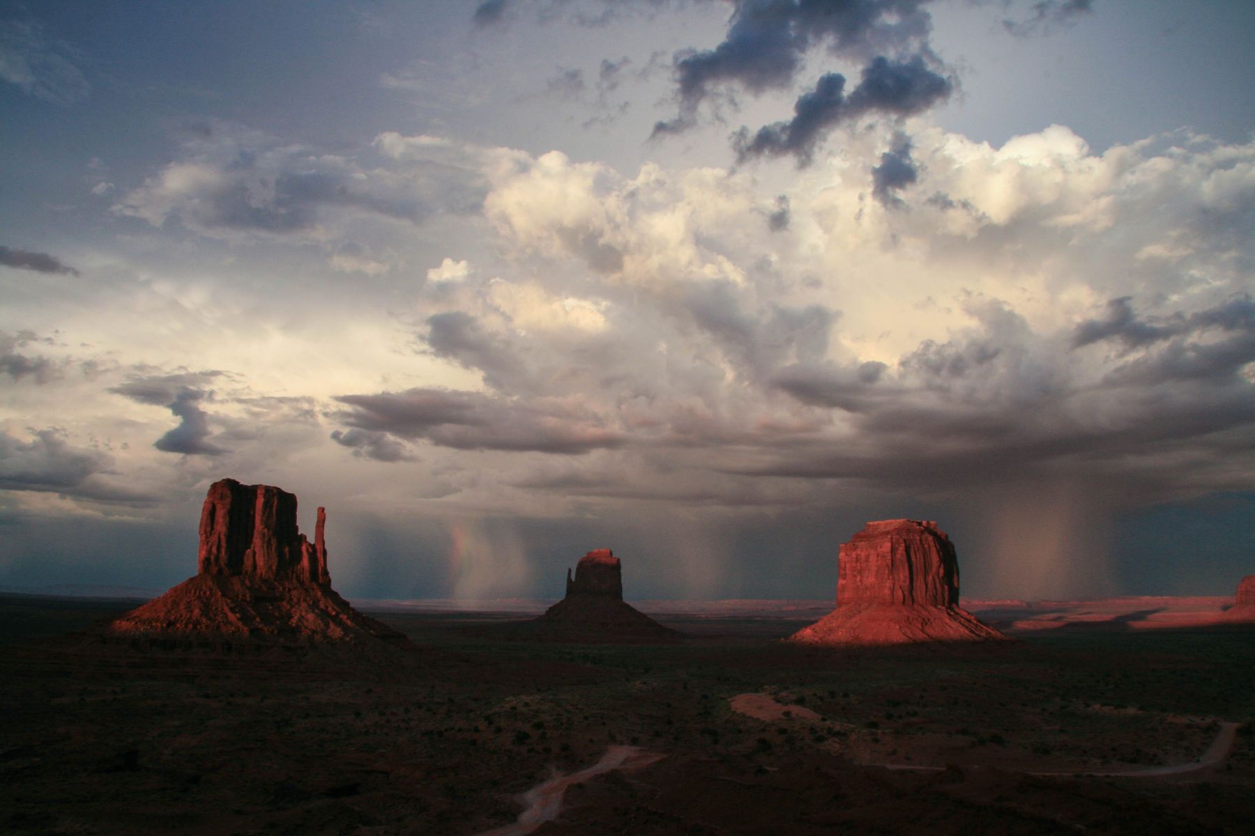 Thunderstorm in Monument Valley