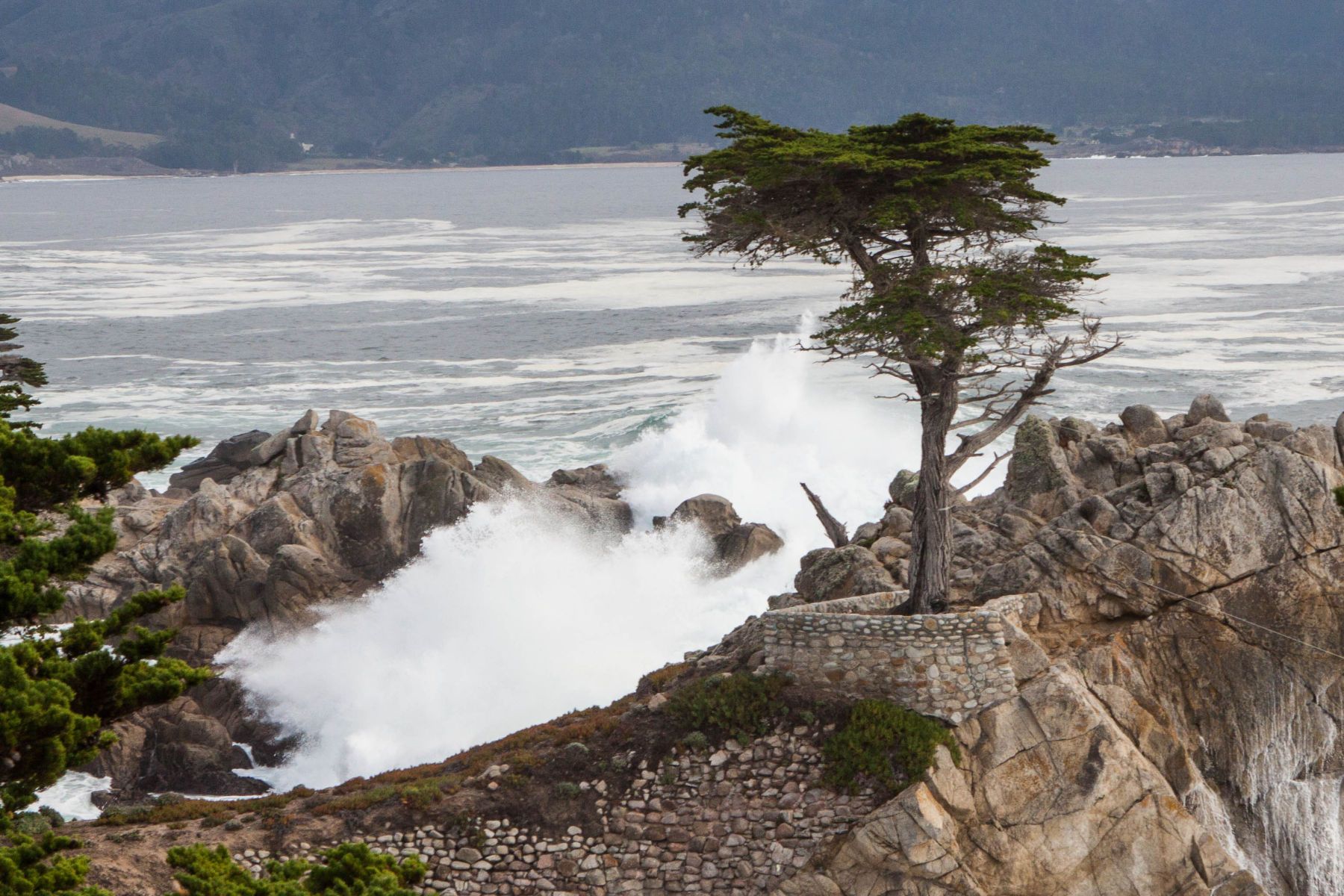 Waves near the Lone Cypress