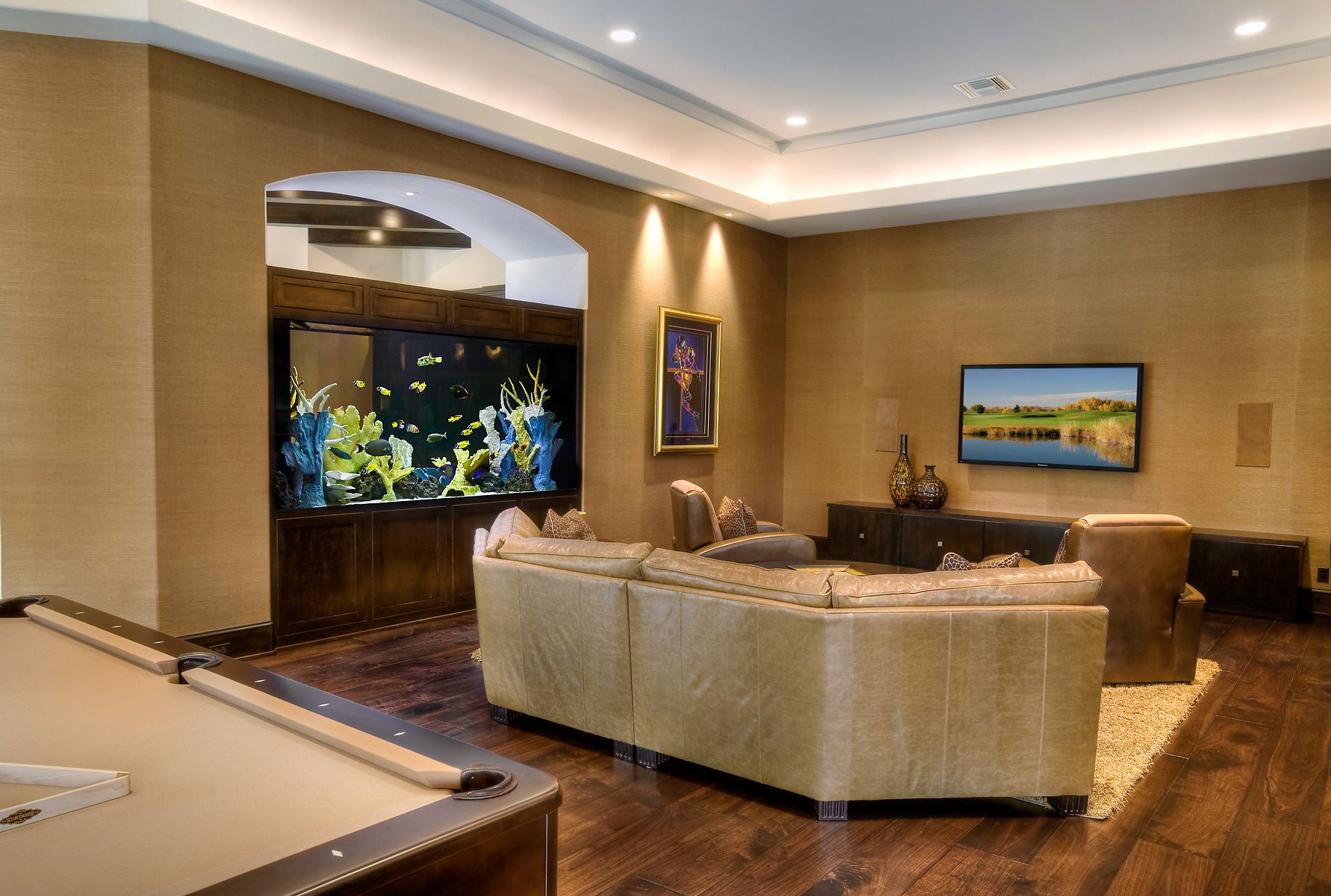 A Decorative Saltwater Room Divider