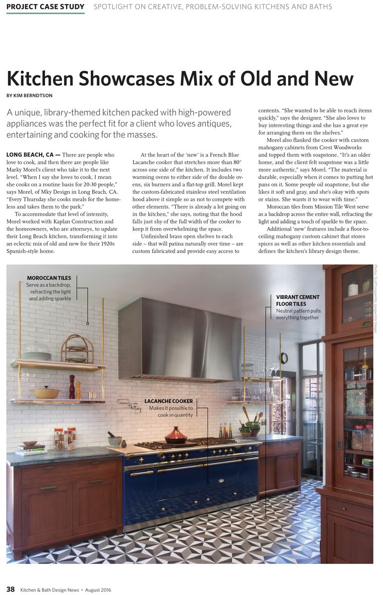 Kitchen & Bath DESIGN NEWS Article