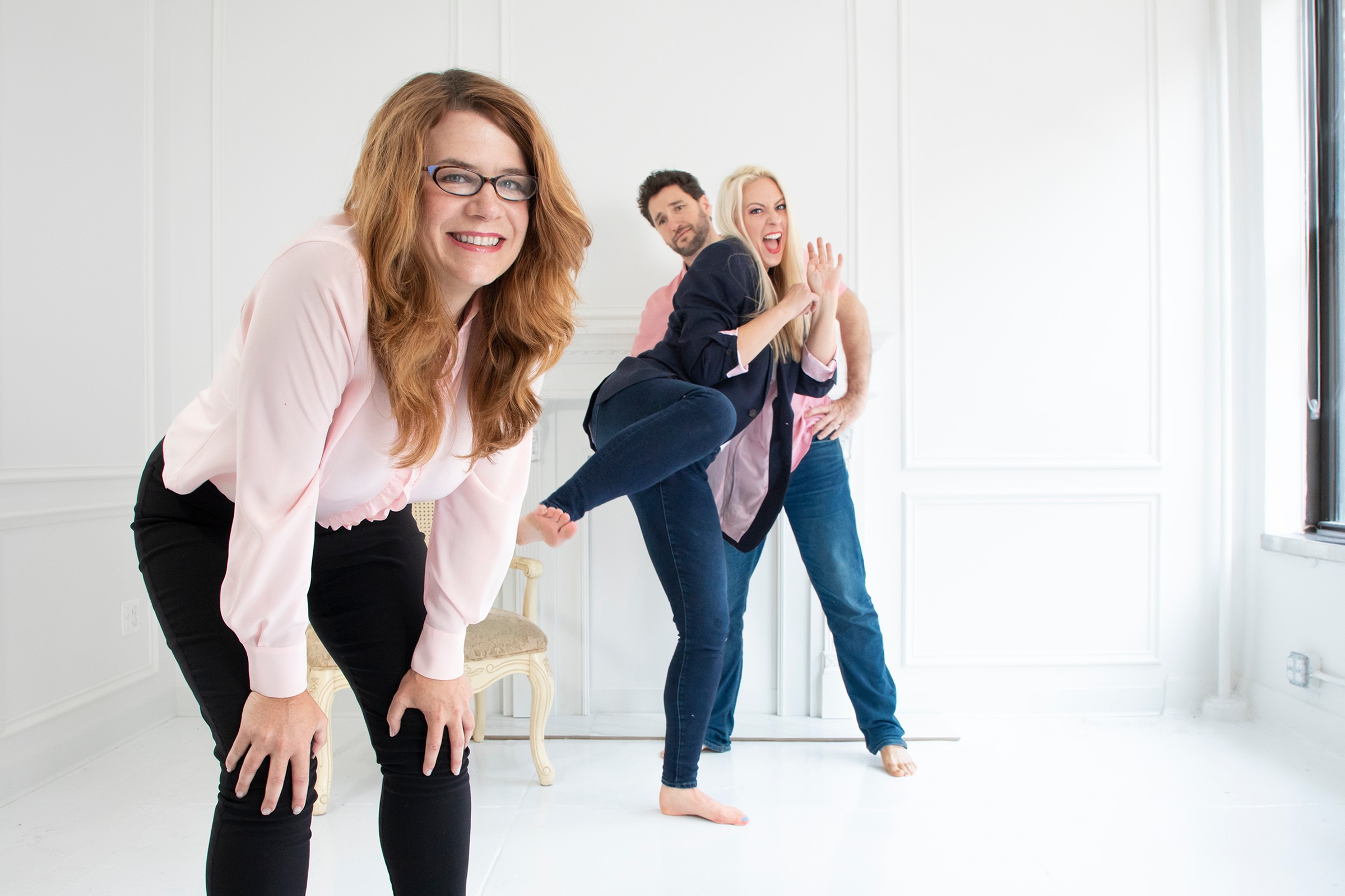 Laura Schooler, Hamish Anderson, and April White – Hosts of the Award‑Winning PR Wine Down Podcast by Trust Relations