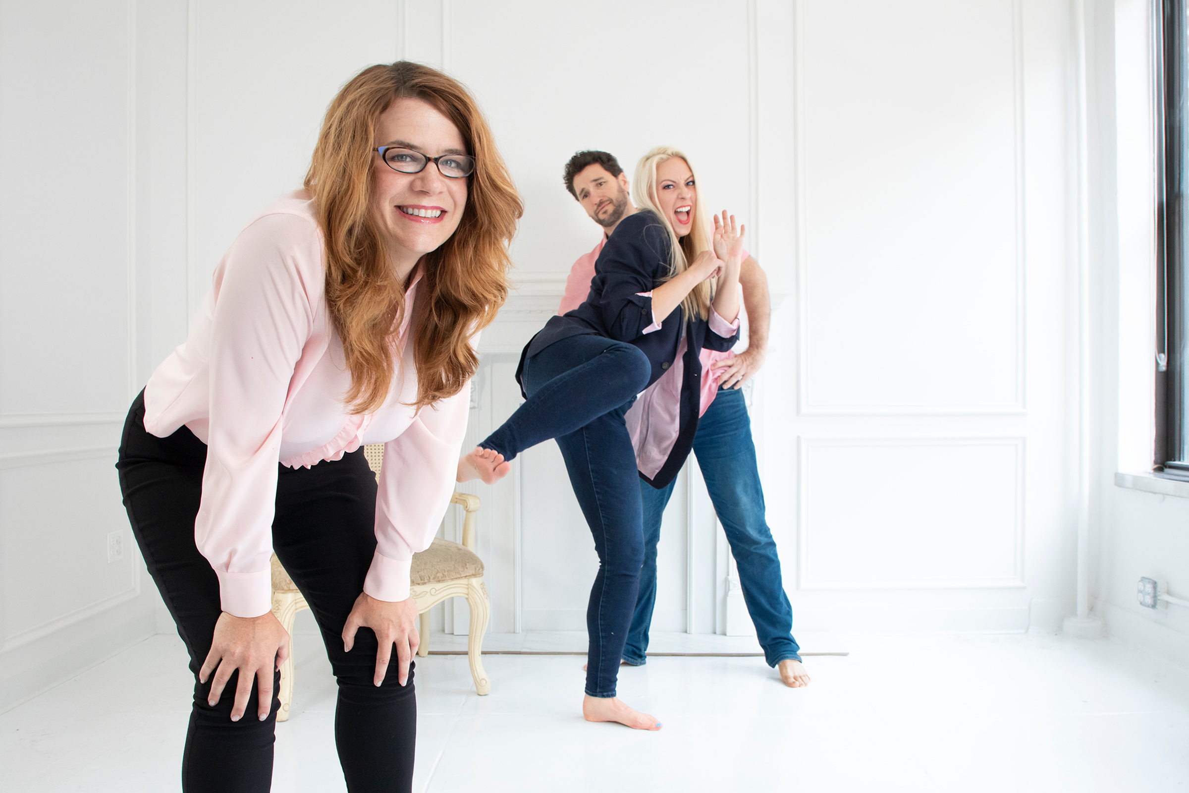 Laura Schooler, Hamish Anderson, and April White – Hosts of the Award‑Winning PR Wine Down Podcast by Trust Relations