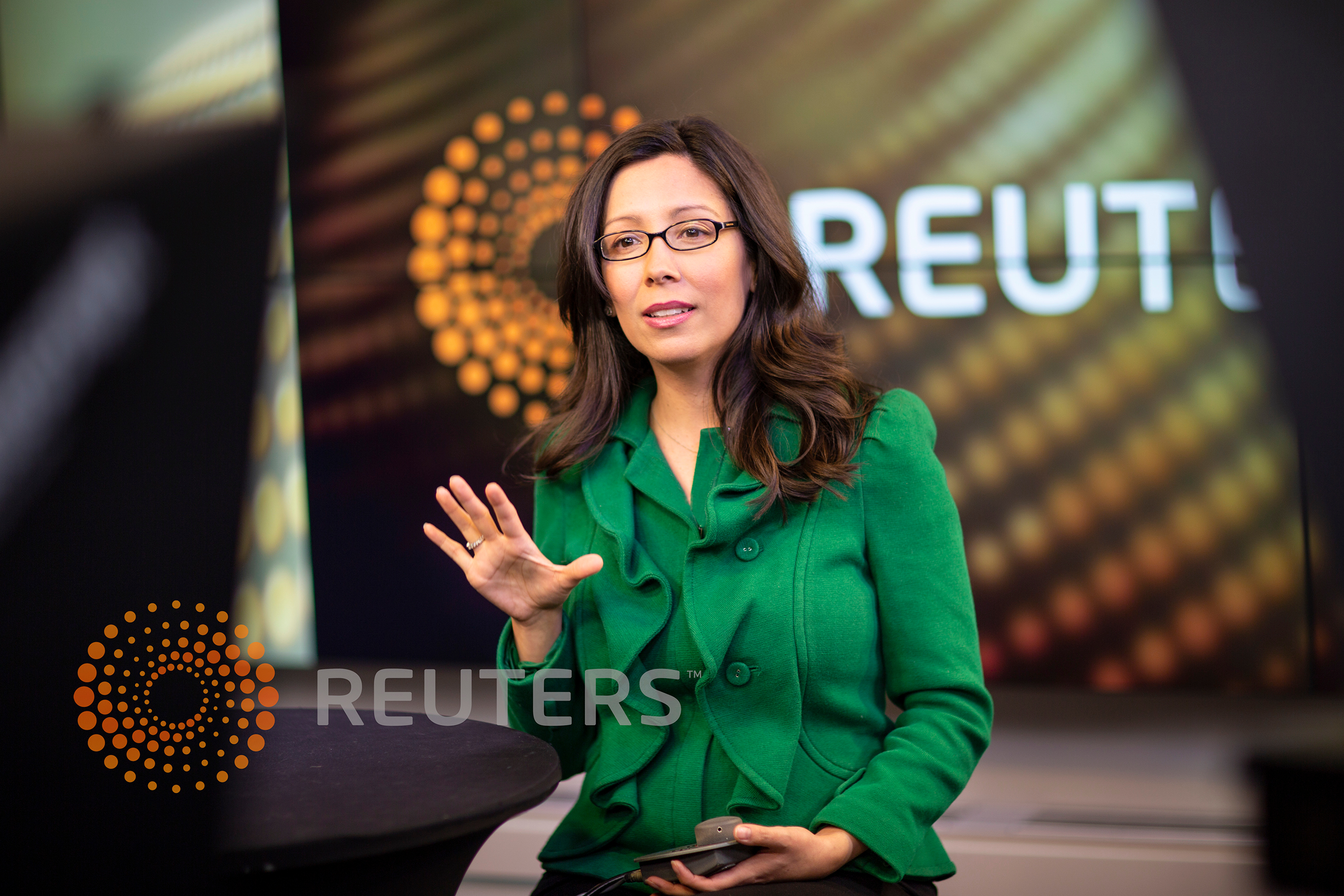 Elizabeth Koraca, Reuters TV Journalist — New York Studio Reporting Portrait