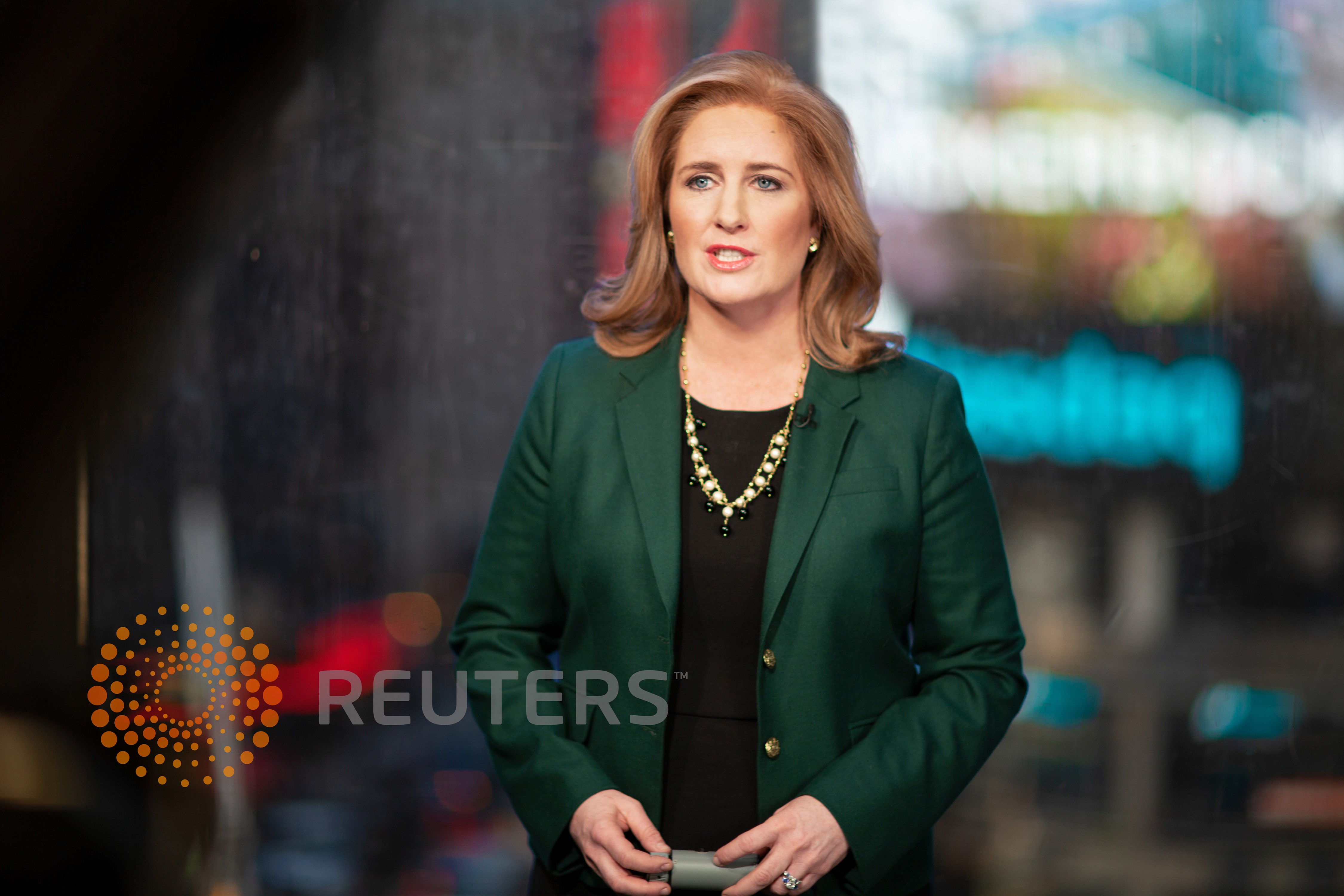 Kelsey Hubbard, Reuters TV Journalist — New York Studio Reporting Portrait