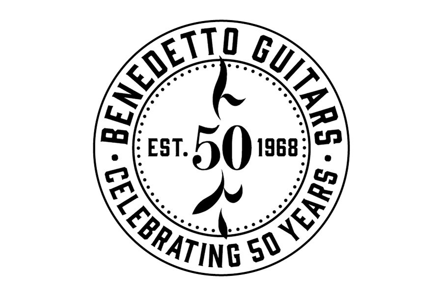 Benedetto Guitars 50th Logo