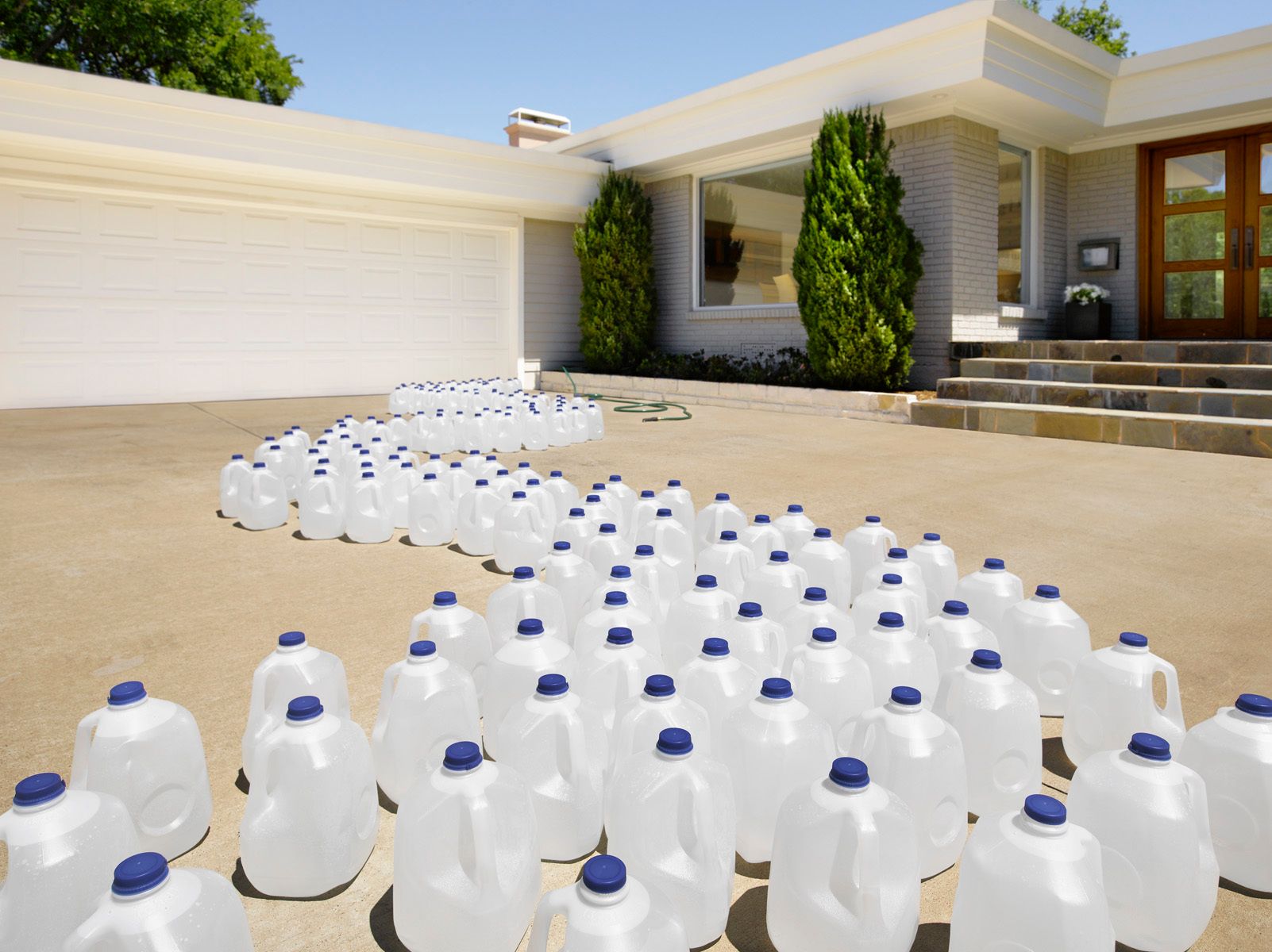 USING YOUR HOSE AS A BROOM? YOU COULD BE WASTING 150 GALLONS A DAY.WaterIQ, know your water.