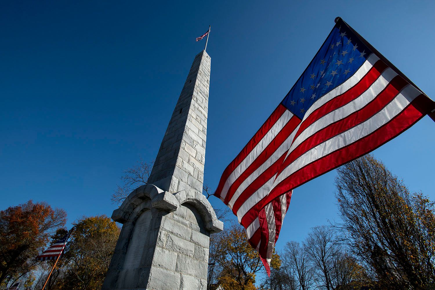 In memory of Acton Minutemen who died at The Old North Bridge 