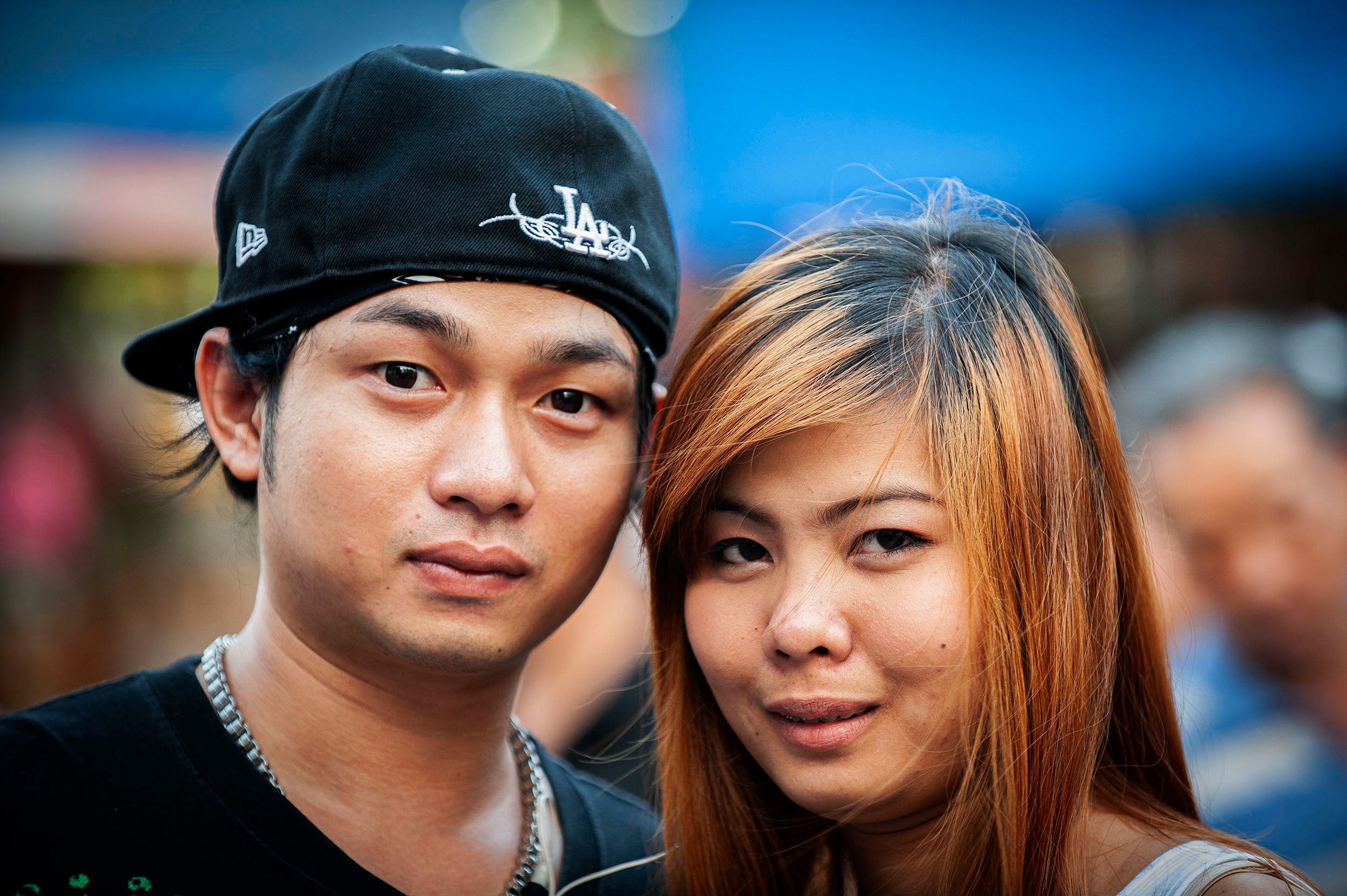 Portrait of a couple. Asian Couple