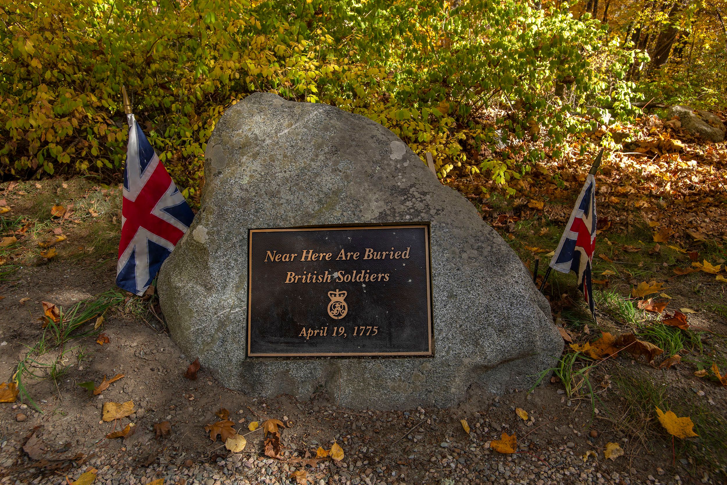 Monument to fallen British troops