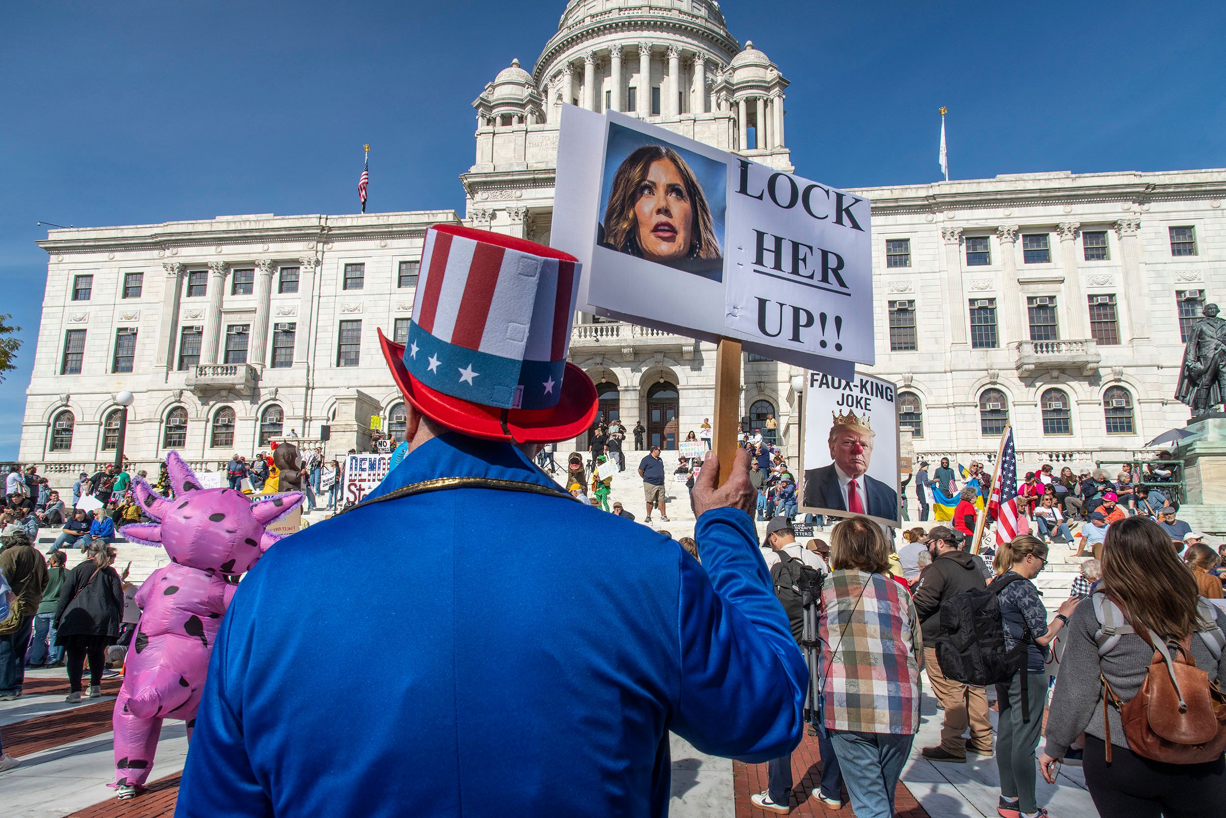 No Kings Protest, Providence RI No Kings Protest