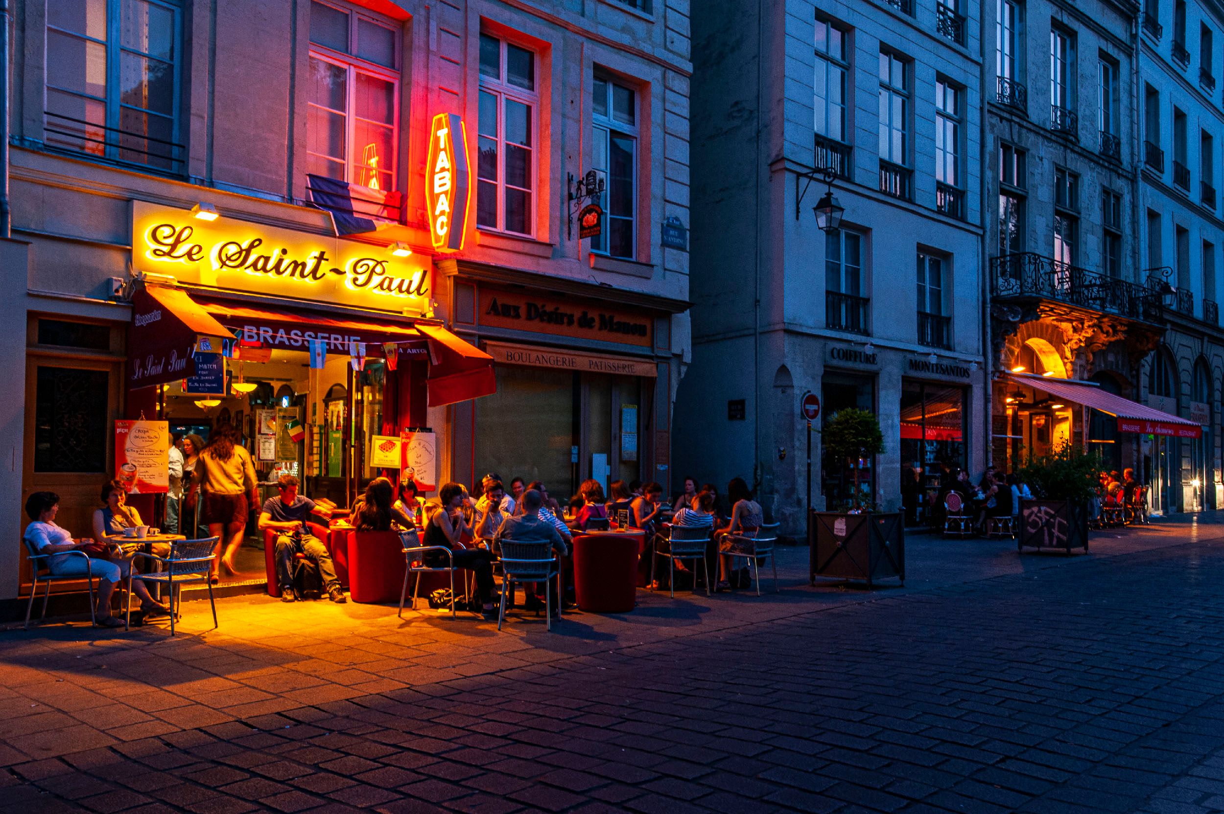 Cafe at Dusk