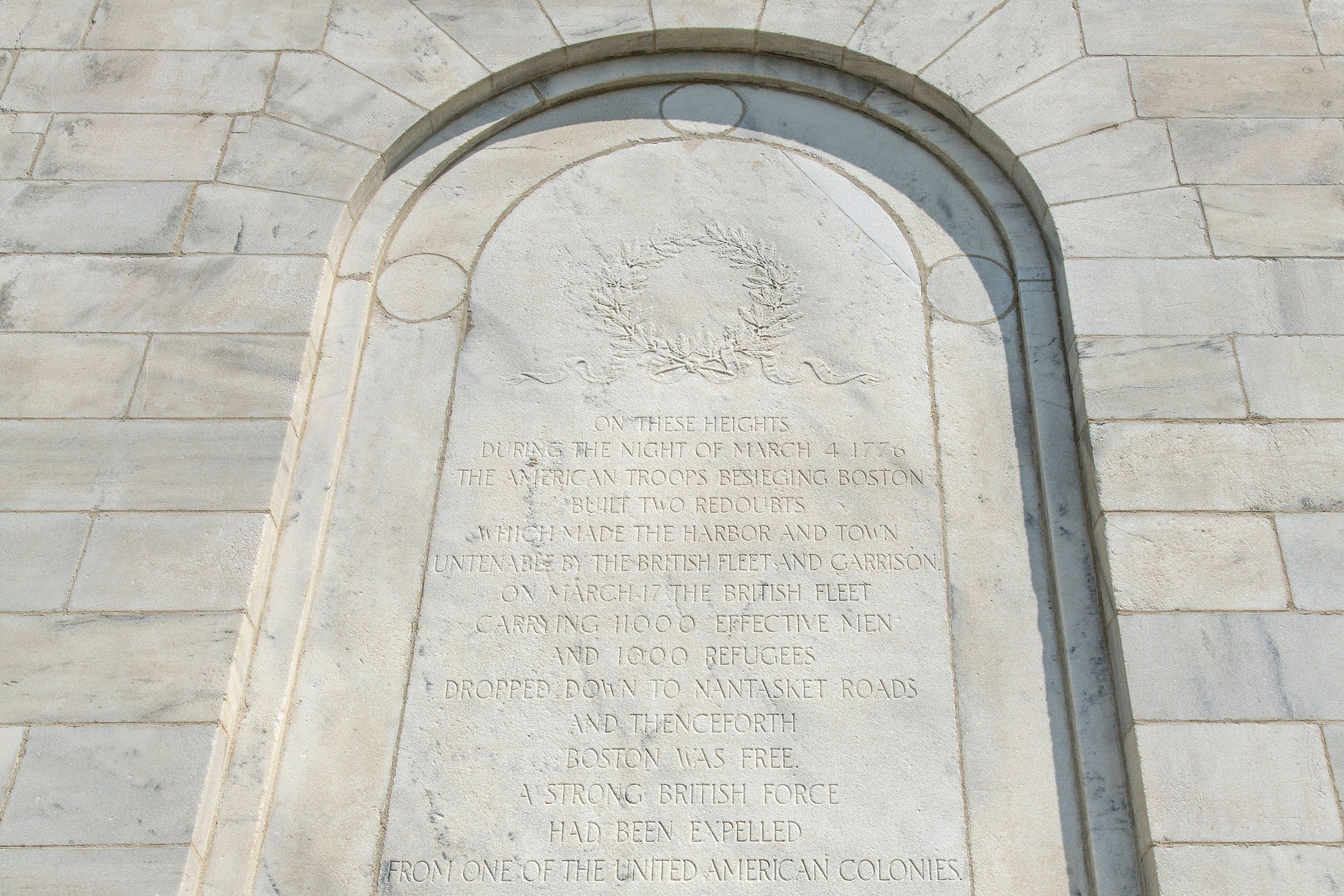 Inscription on the Monument