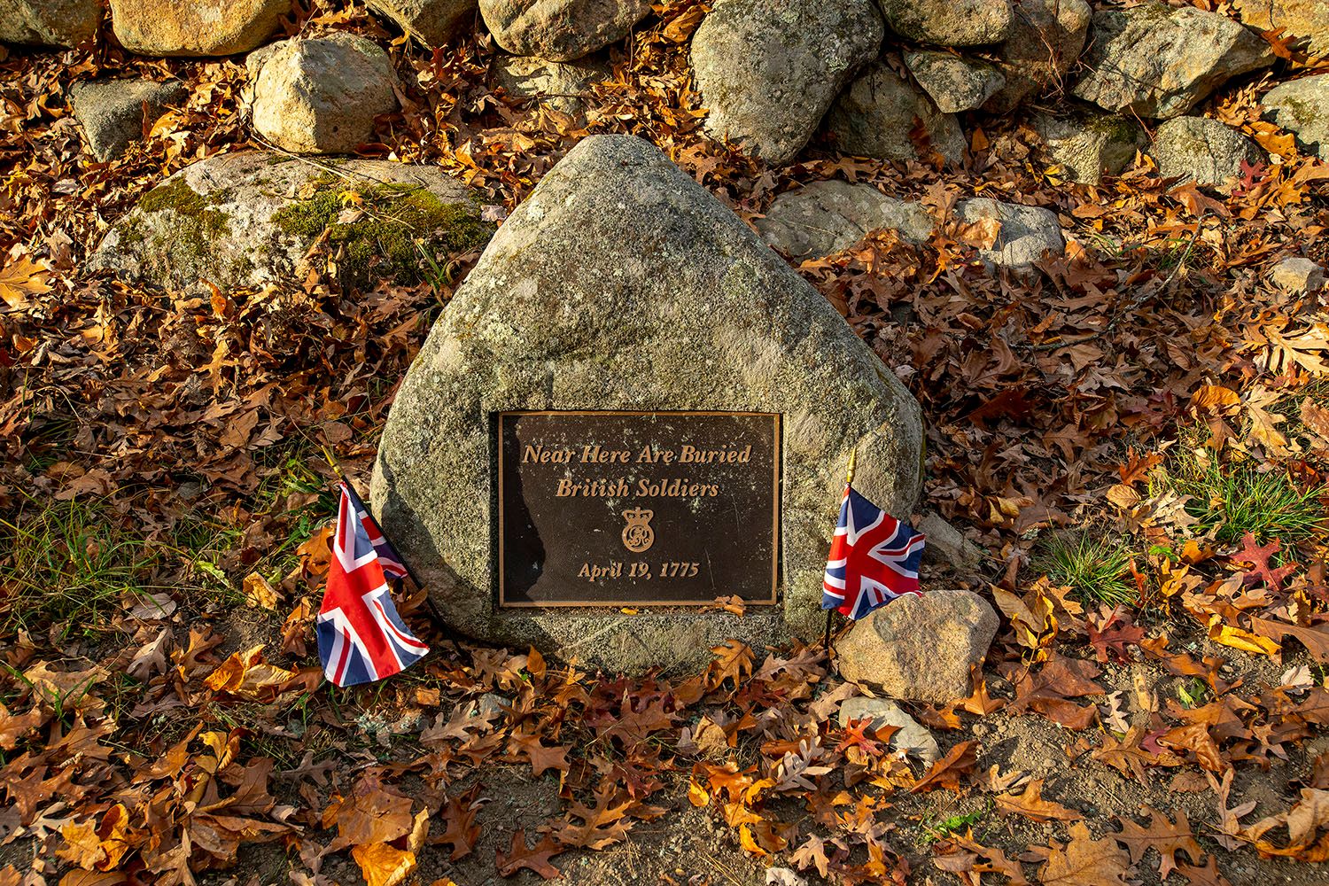 Location of dead British Soldiers