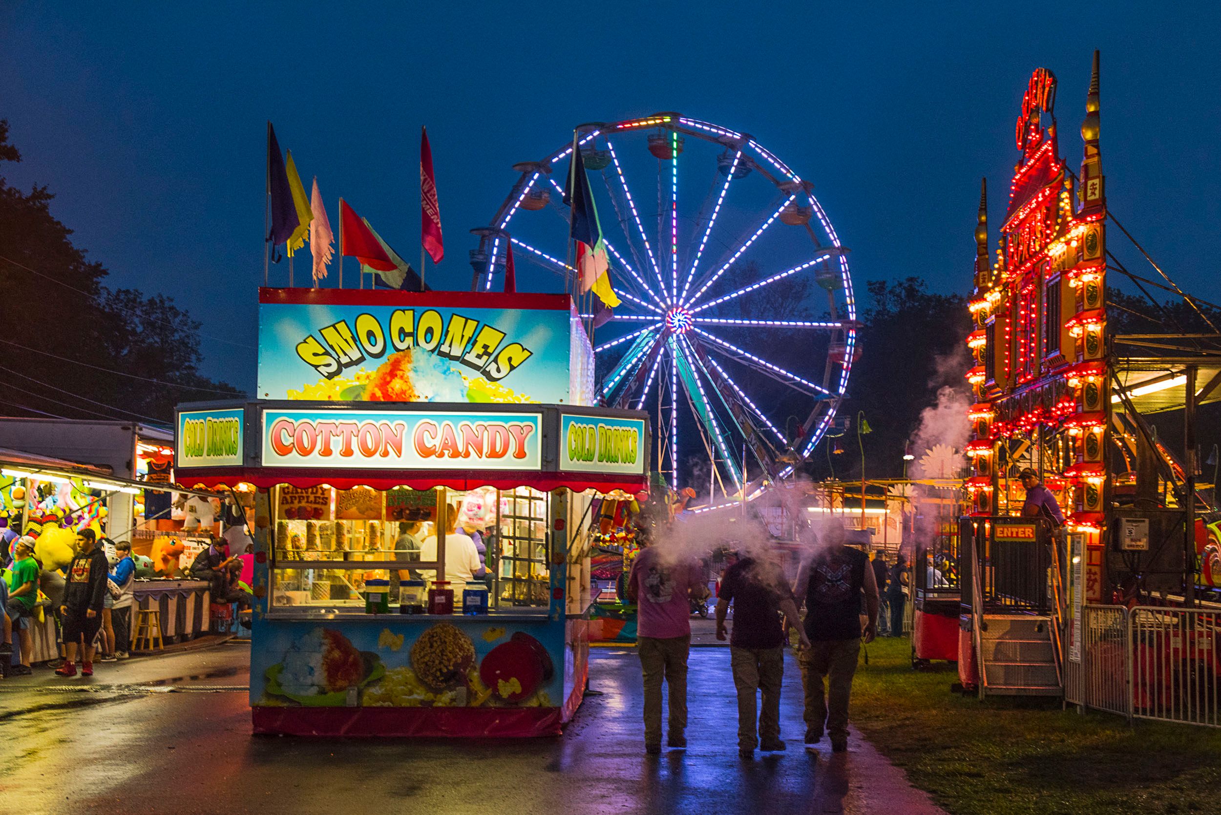 County Fair in the Evening