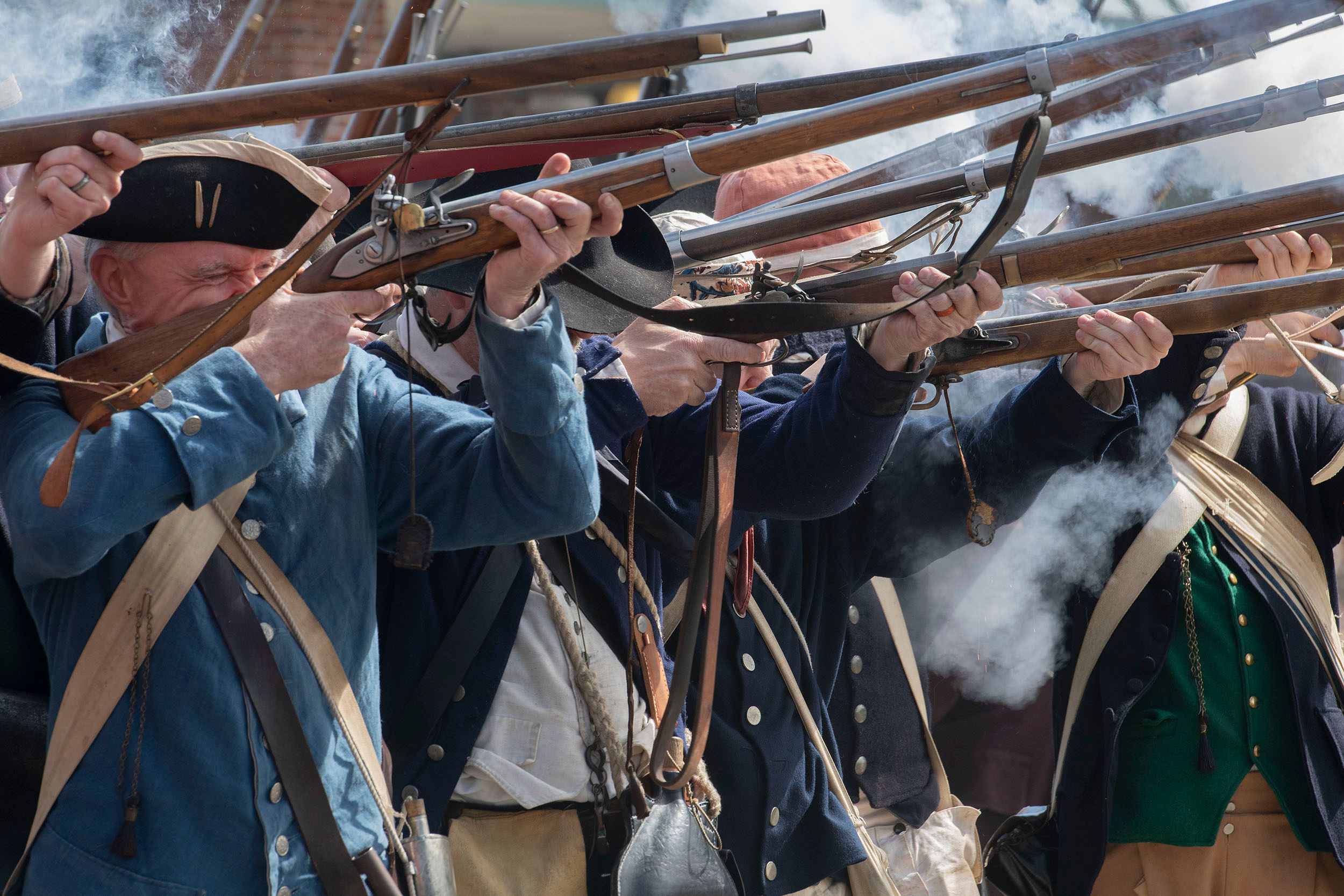 The Battle at Old North Bridge