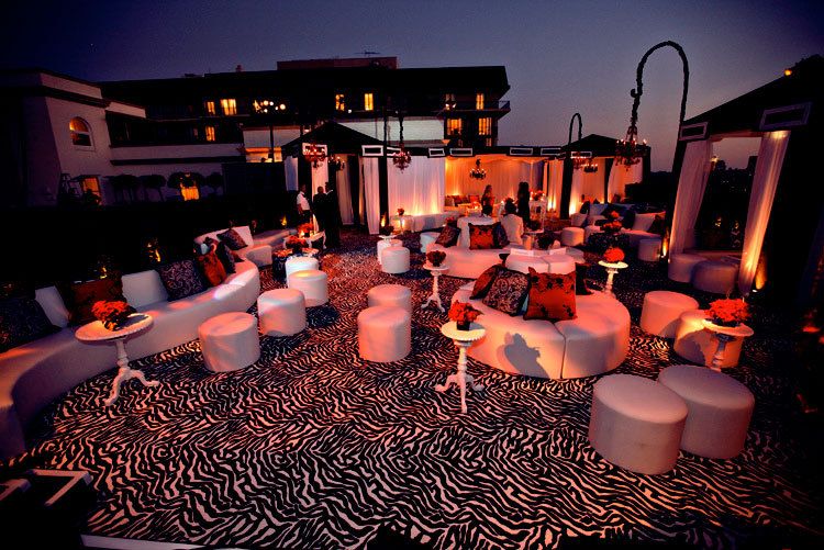 Beverly Wilshire rooftop.