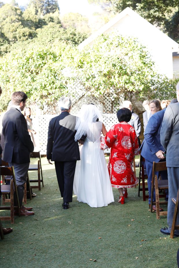 Bride Walking Down the Aisle