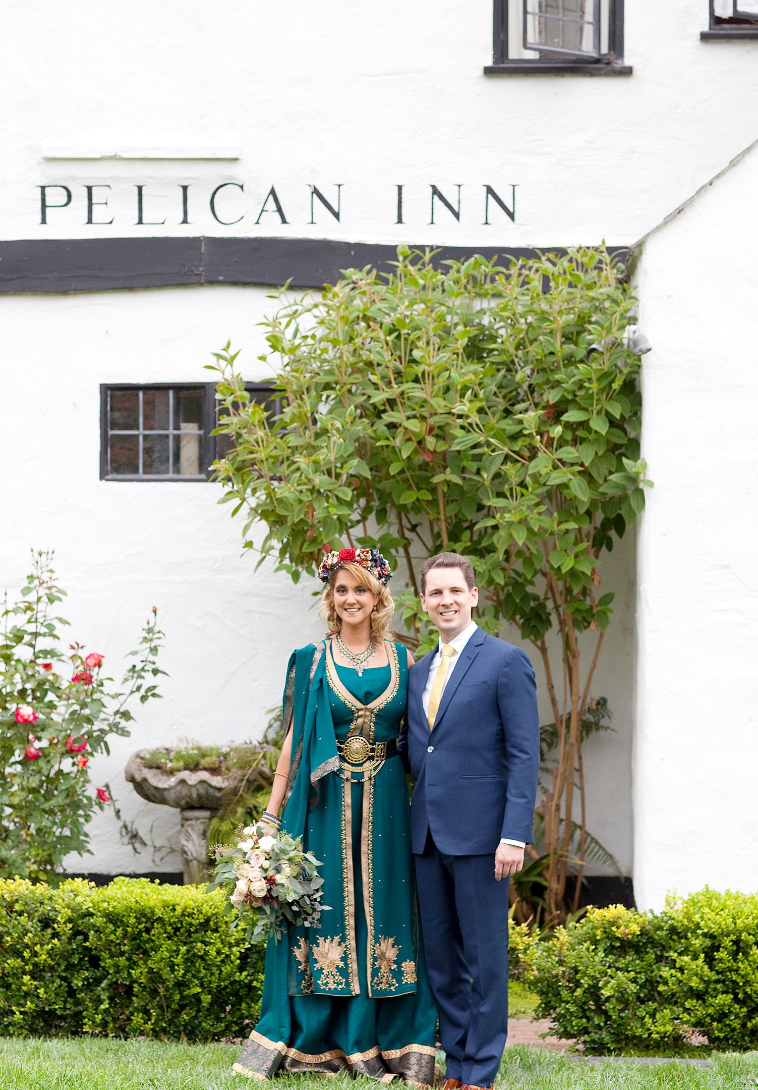 Wedding at Pelican Inn at Muir Beach