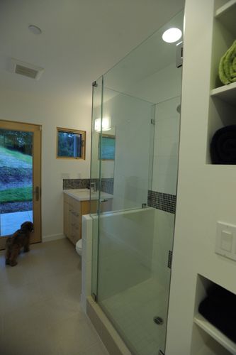 Guest Bath with puppy