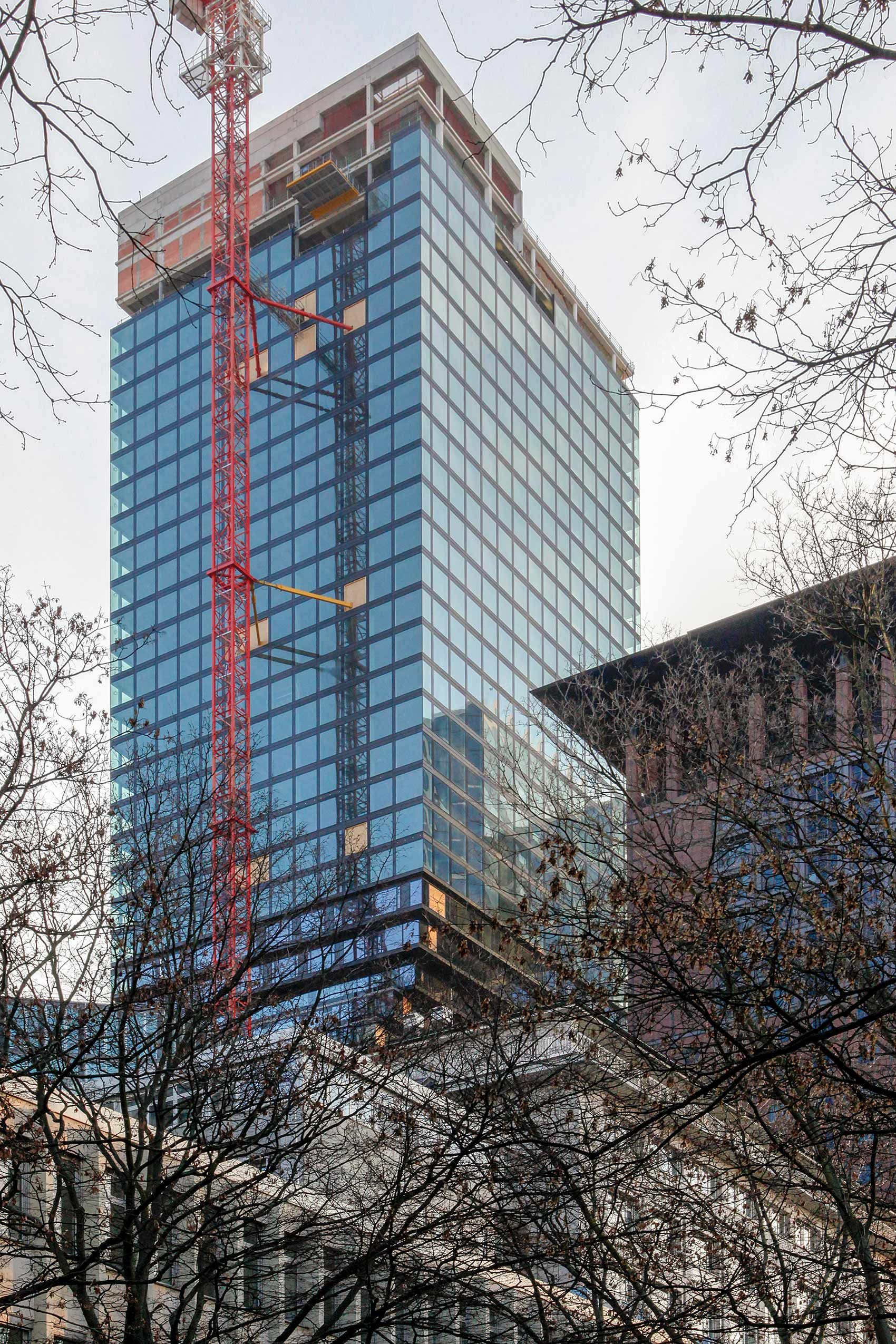 Bjarke Ingels Group Omniturm, Frankfurt am Main 2019