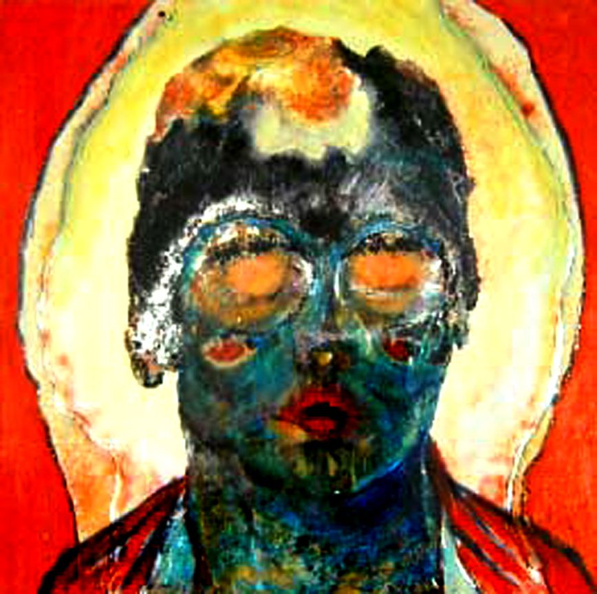 A Thought Seen Oil and Acrylic on Canvas 36 inches by 36 inches SOLD
