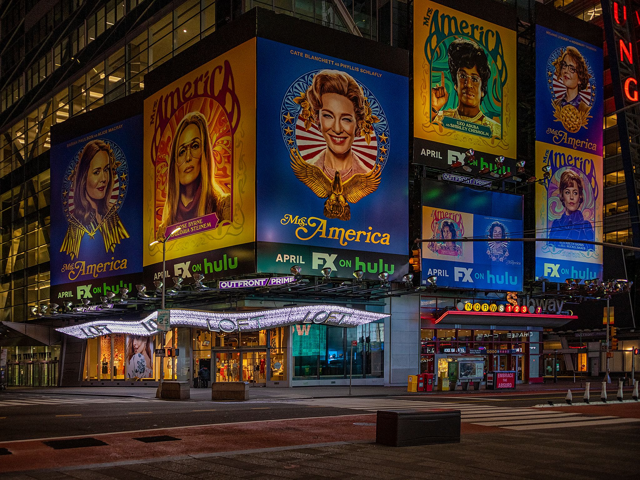 Mrs. America / 42nd St. 7:45pm
