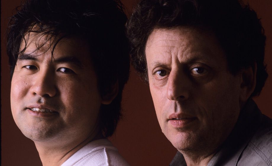David Henry Hwang & Phillip Glass - Collalboraters for the libretto and music for the opera The Voyage which premiered in 1990 at the Metropolitan Opera Company DAVID HENRY HWANG & PHILLIP GLASS