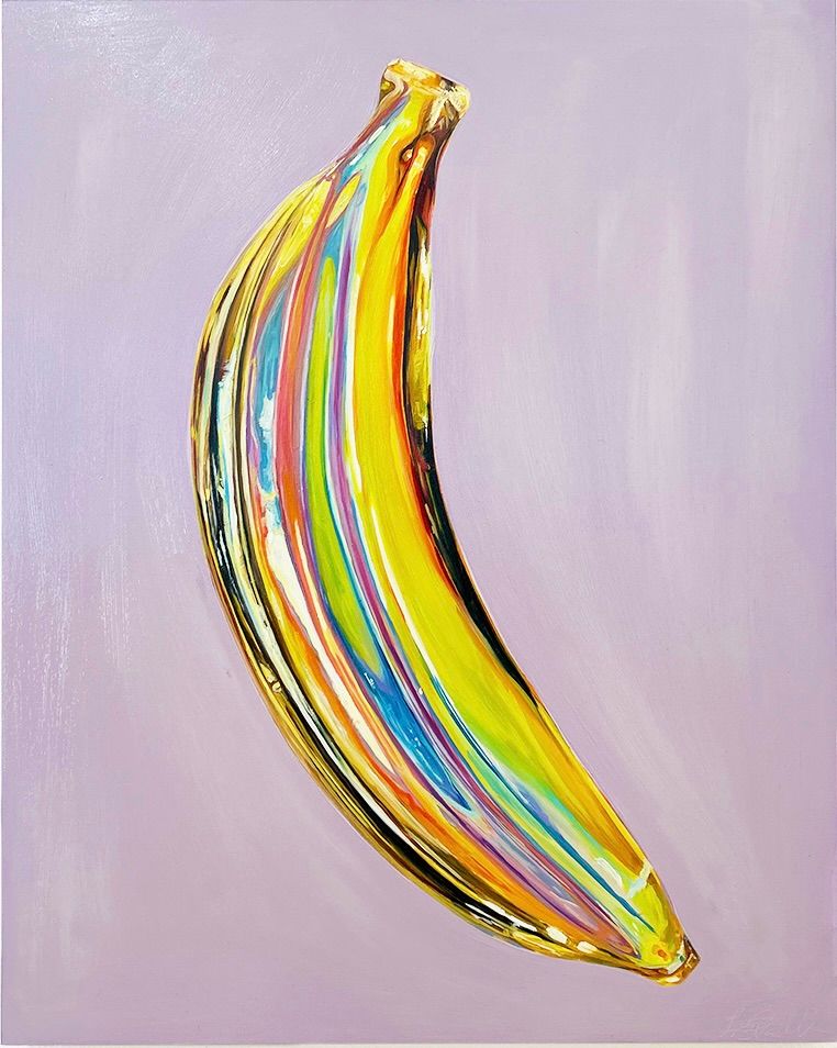 crystal andy warhol banana 