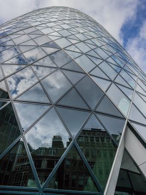 London The Gherkin Study 1 Color Fine Art Print