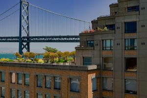 San Francisco Embarcadero Hills Plaza Color Art Print