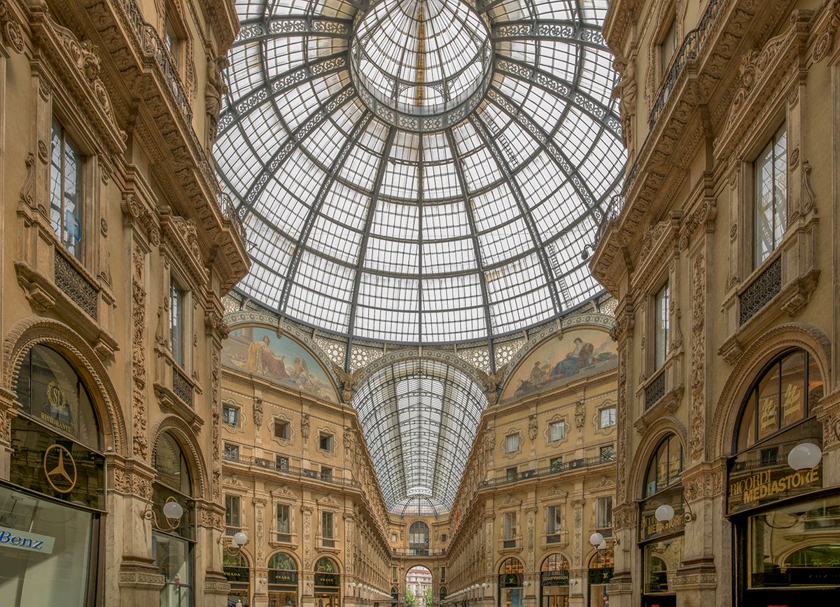 The Galleria Vittorio Emanuele, Milan, Italy