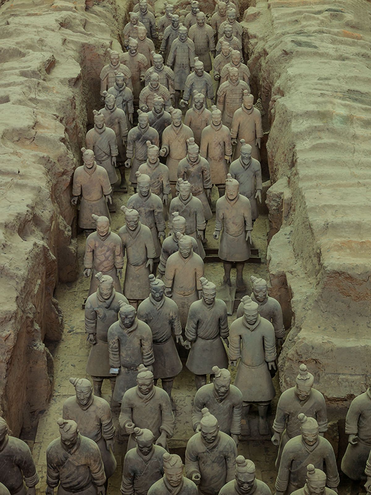TERRA COTTA WORRIERS, STUDY 1, XIAN, CHINA, 2013