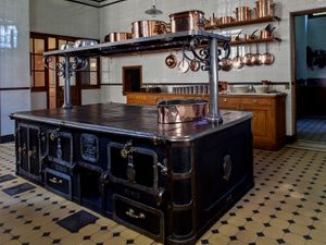 Nissim de Camondo Paris Kitchen Coal Stove Color Print