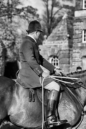 Duke of Beaufort 2014 Head of the Fox Hunt Badminton England Fine Art Print