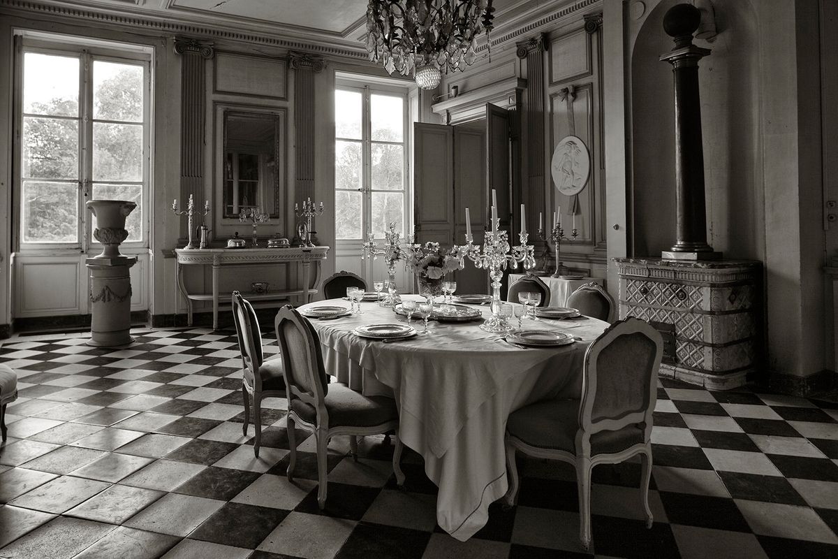 CHÂTEAU de LA FERTÉ SAINT AUBIN, FRANCE -Dining Room