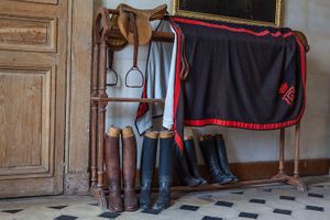 Château de la Ferté Saint Aubin Equestrian Interior Print