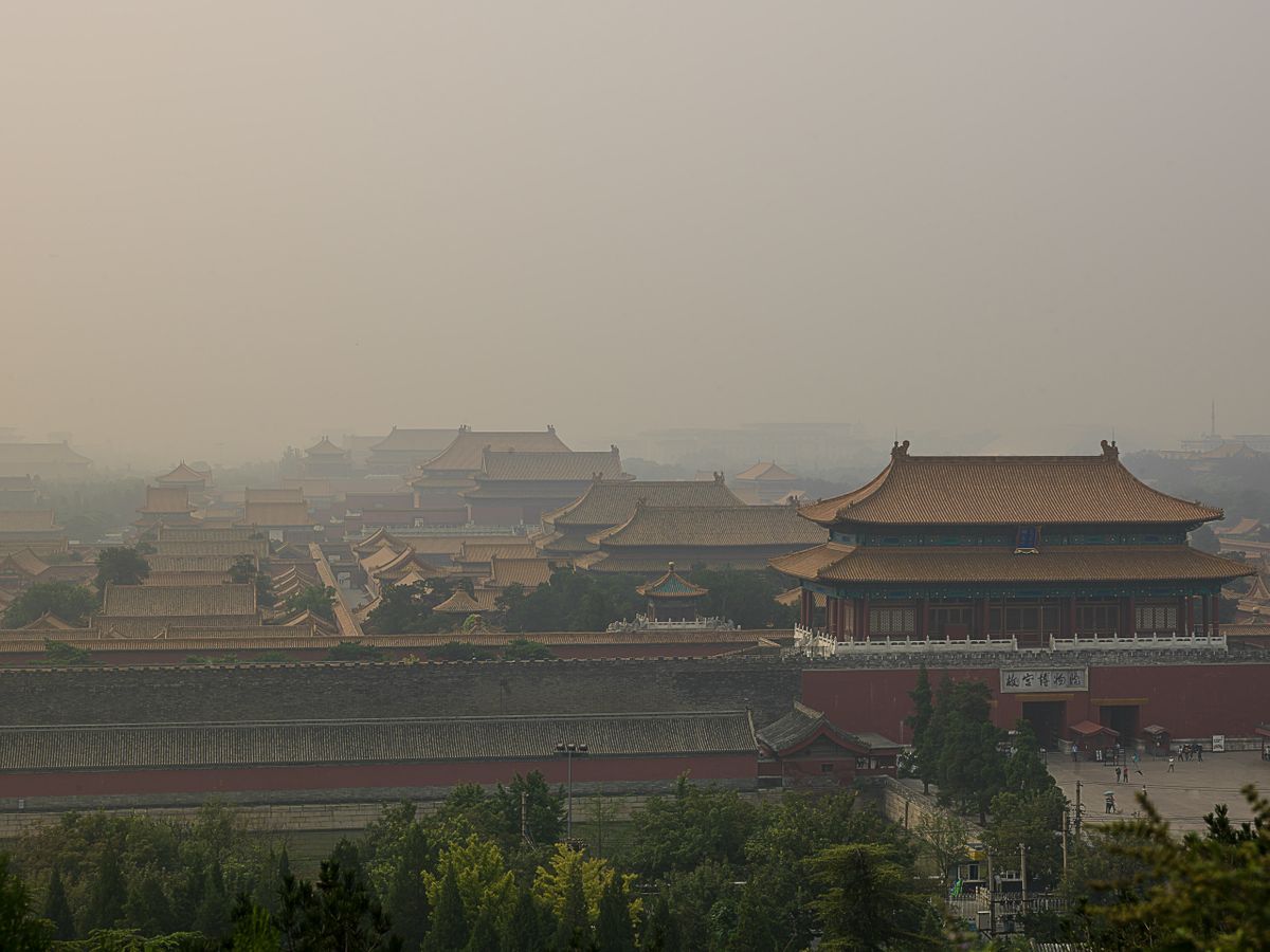 HILLTOP VIEW, FORBIDDEN CITY, BEIJING, CHINA, 2013