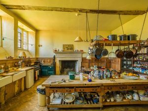 Stanway House Cotswolds English Kitchen Color Print