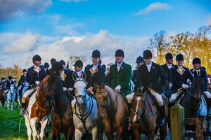Duke of Beaufort 2014 Fox Hunt Badminton England Fine Art Print