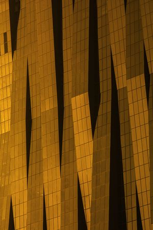 Vienna DC Tower Dominique Perrault Orange Glass Print