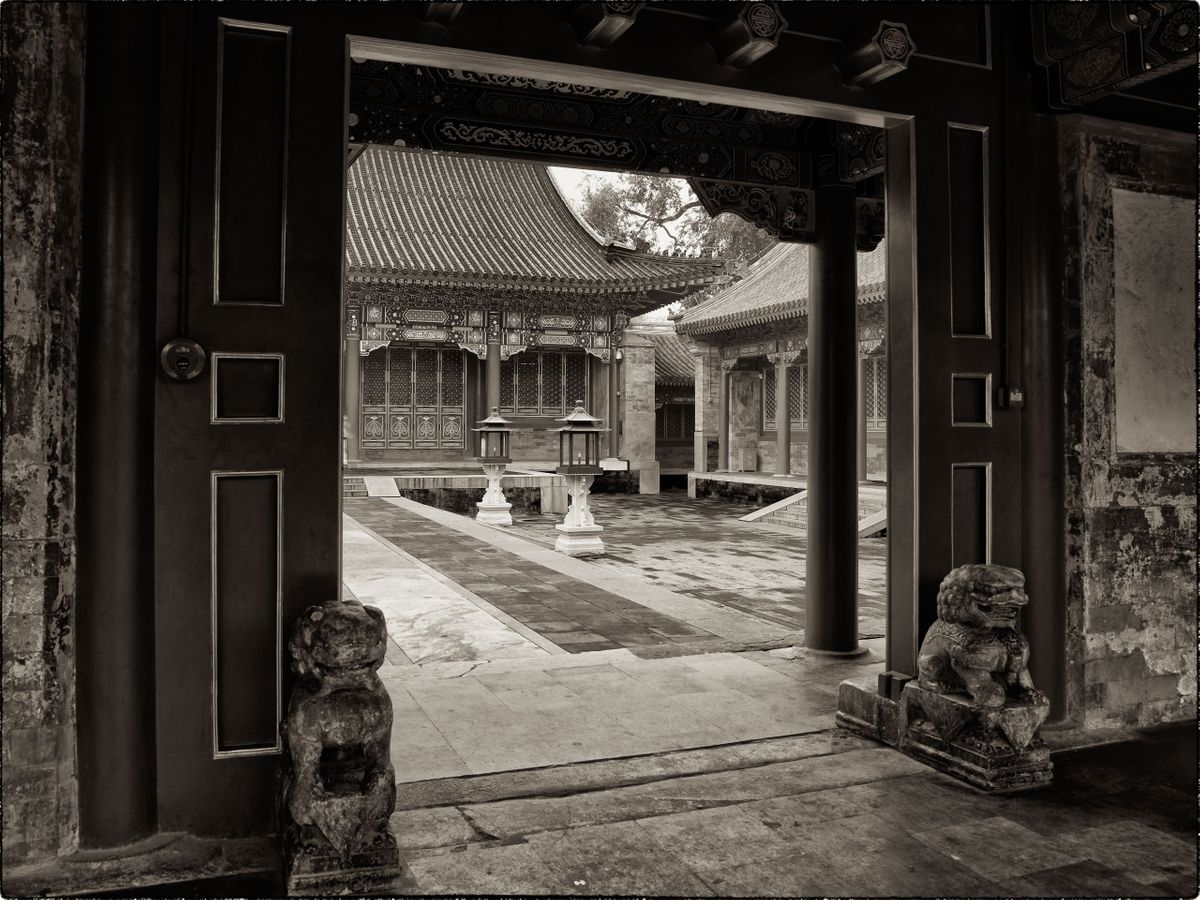 ENTRANCE TO PRINCE GONG'S MANSION, BEIJING, CHINA, 2013