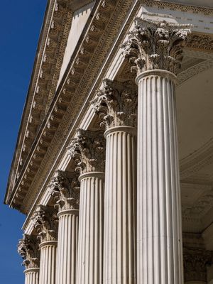 Inquire to acquire official limited edition color fine art prints of the Palladian Architecture Study at Chiswick House by William Curtis Rolf, from the Objects & Architectural Details collection. William Curtis Rolf color photography Chiswick House portico Palladian Architecture Study columns London England Architectural Details Portfolio
