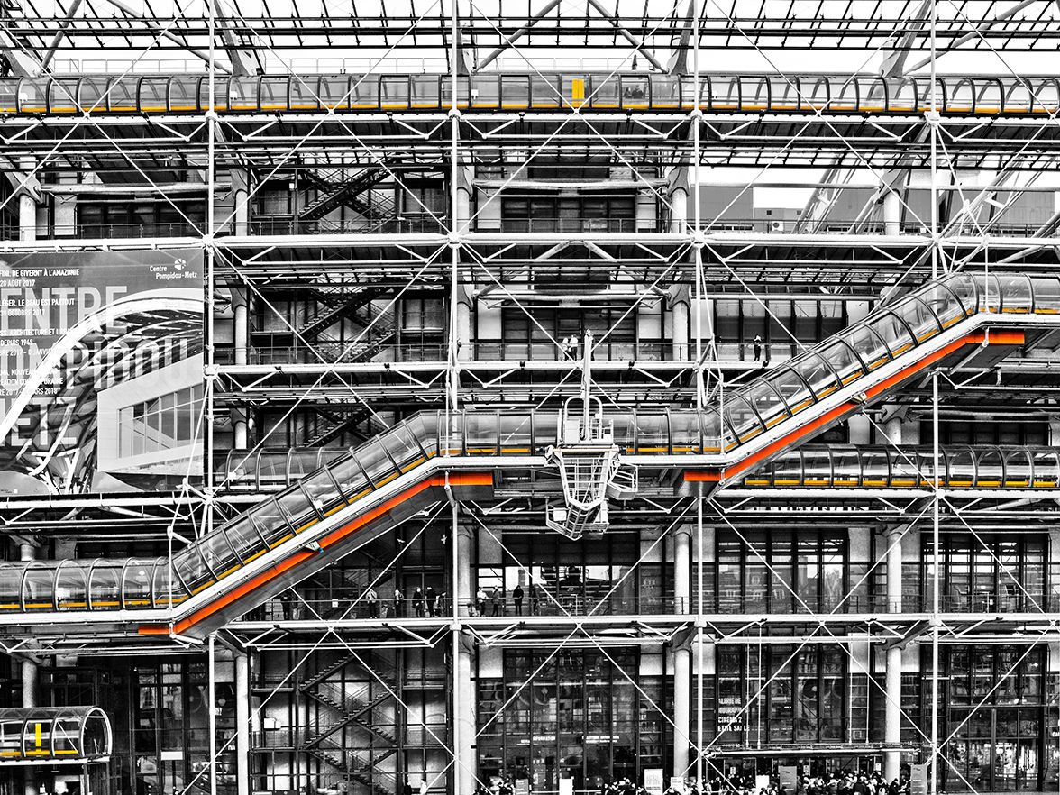 Centre Pompidou, Paris -William Curtis Rolf 