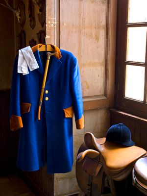 William Curtis Rolf color photography traditional French hunting attire Venerie Chateau de Gizeux France Equestrian Traditions Portfolio