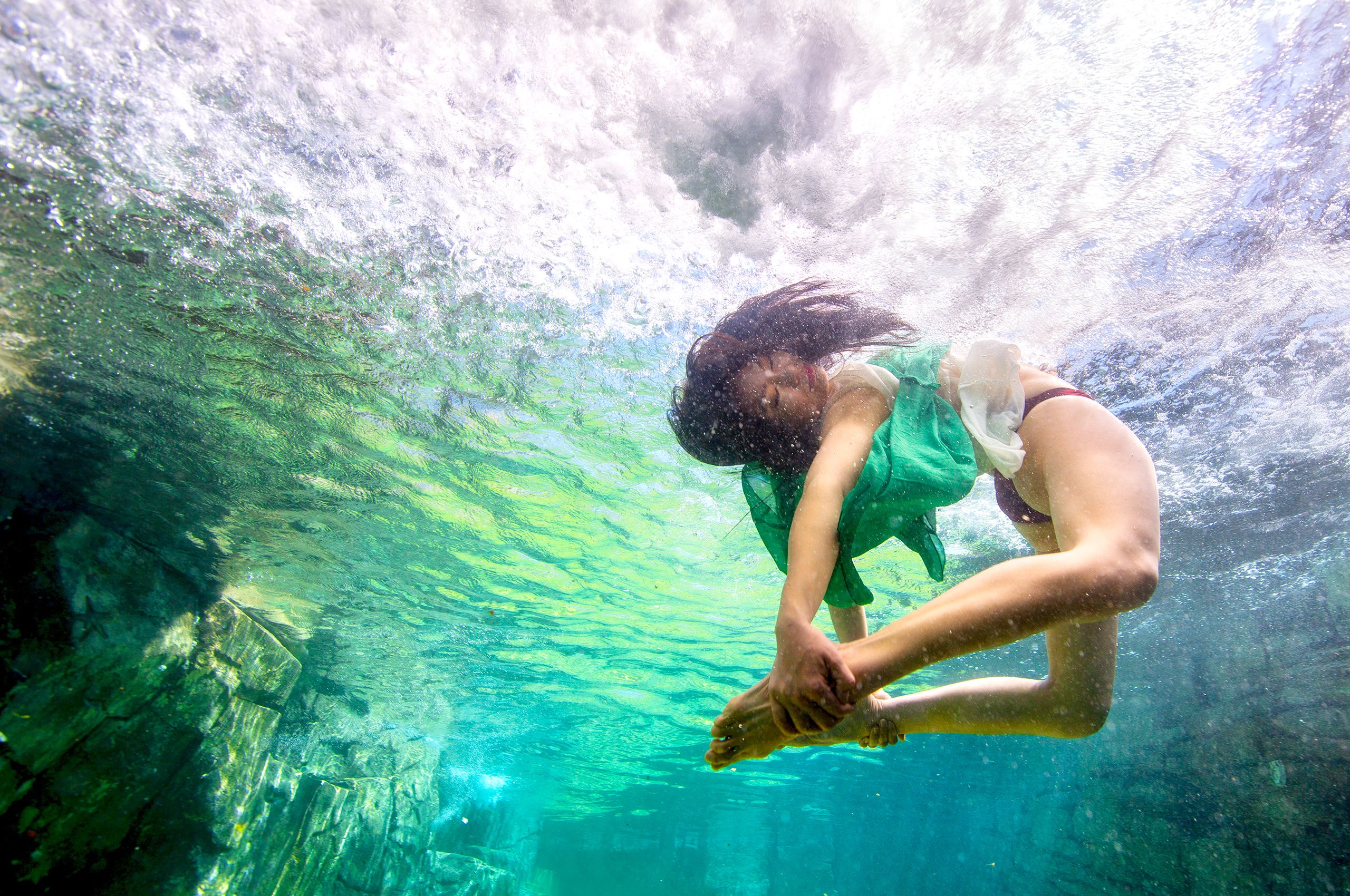 Yoga Underwater