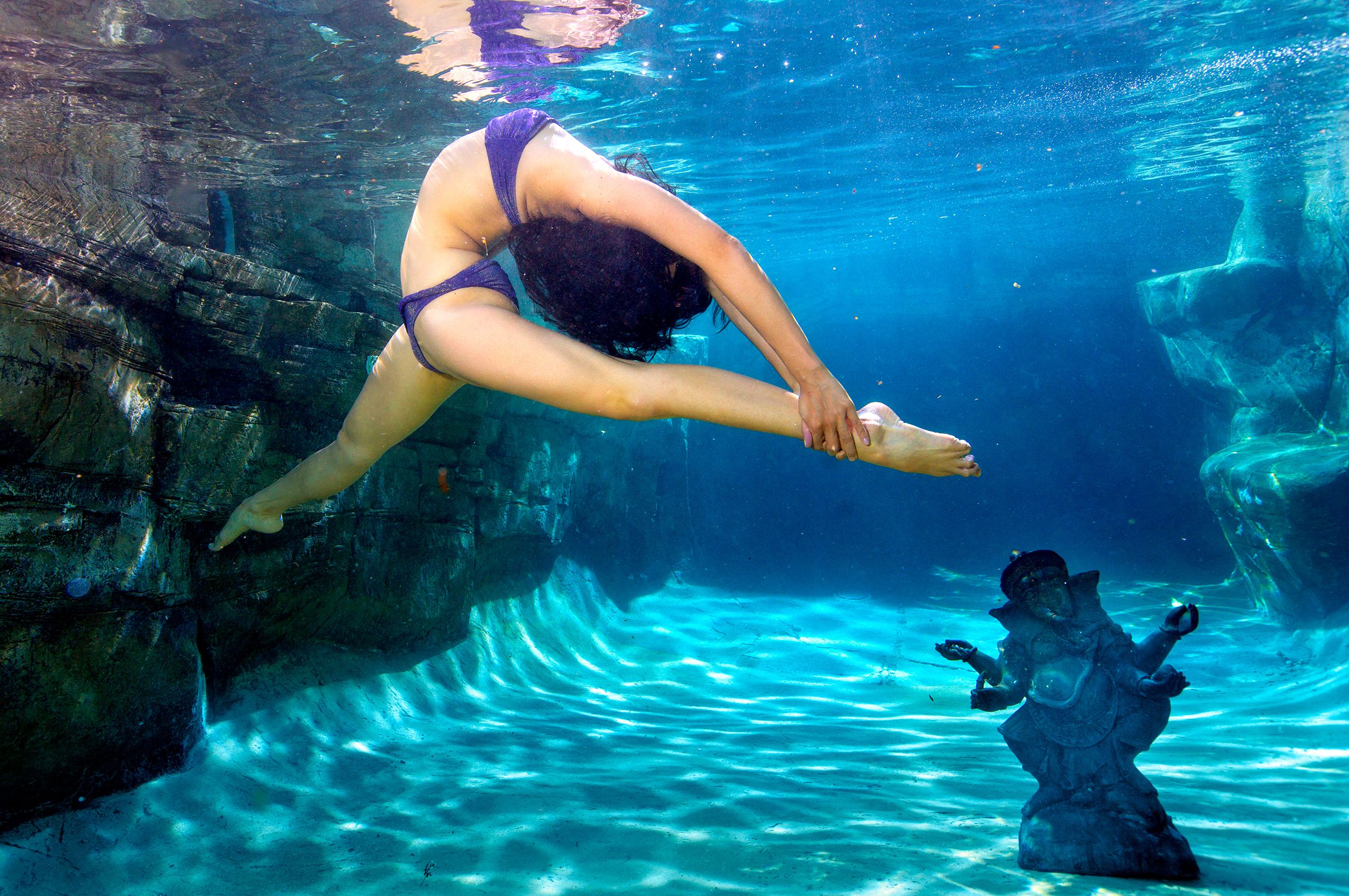 Yoga Underwater