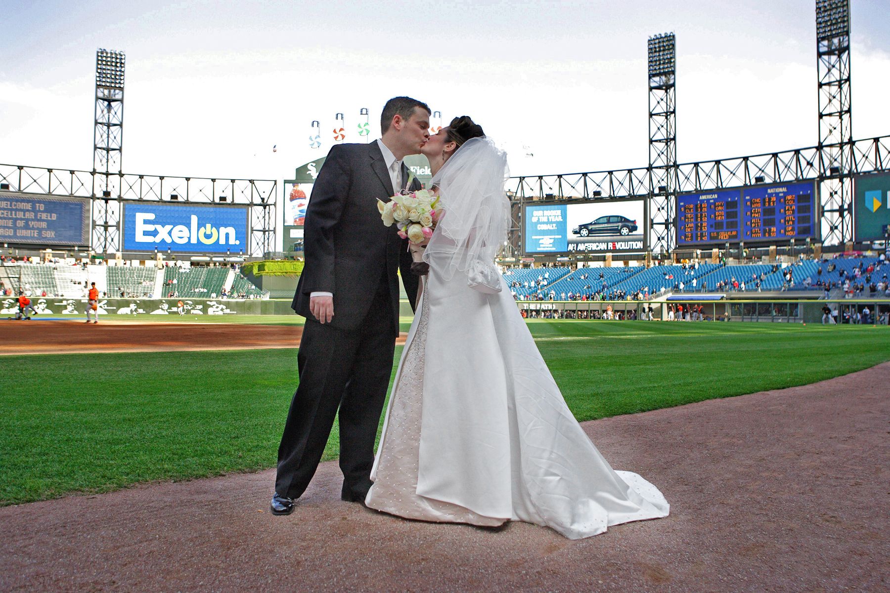 On the field at White Sox Park