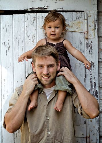 family portrait Atlanta GA dad and daughter