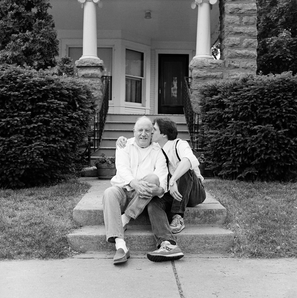 My father and me, Oshkosh, WI, 1986